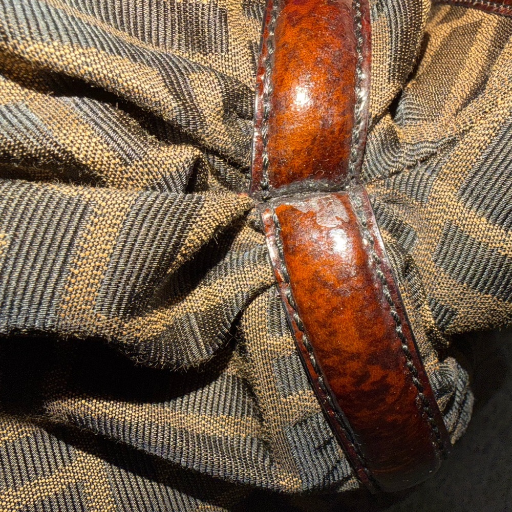 Fendi Black and Brown Shoulder Bag - Picture 7 of 8